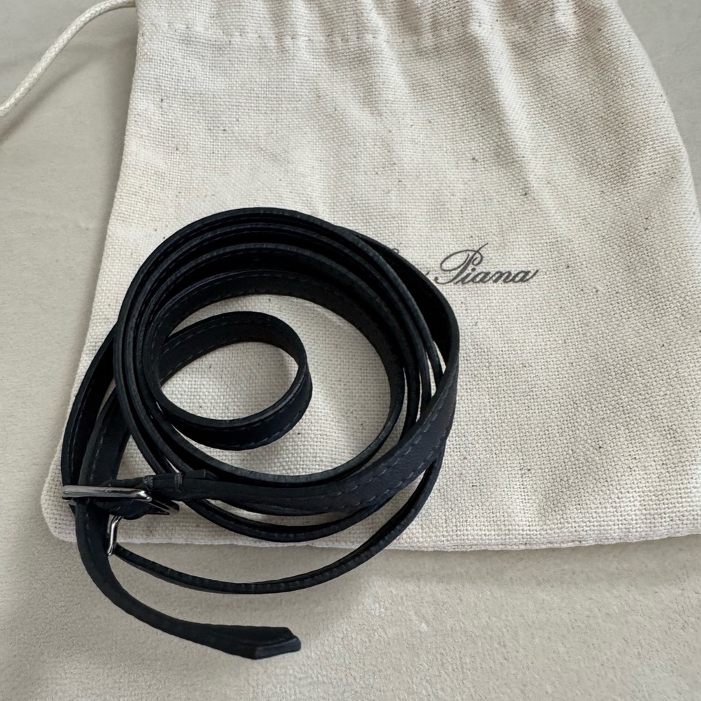 ✅Sold✅ Piana Blue Leather Belt